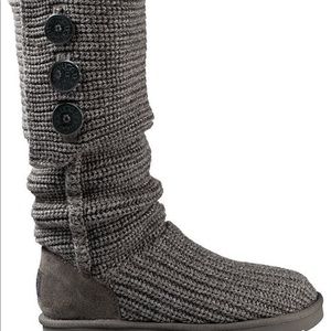 UGG Classic Cardy Button Detailed Knit Boots